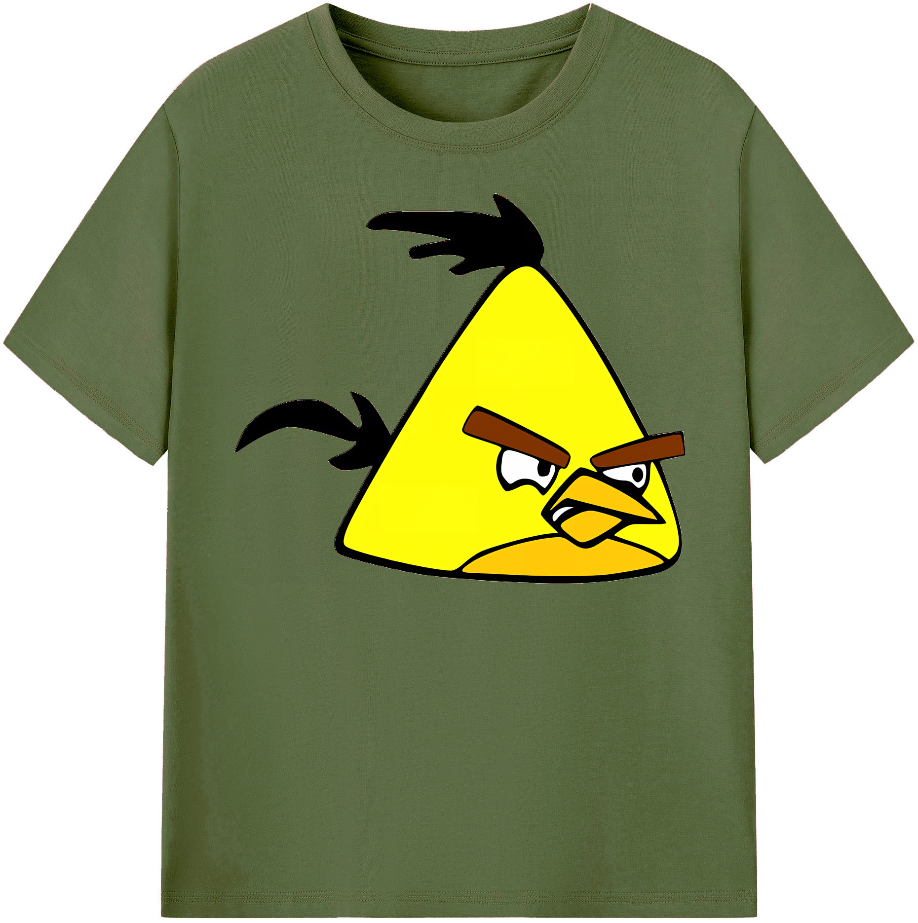 （画像用） Angry Birds アングリーバード 綿100％半袖Tシャツ（フロントプリント）